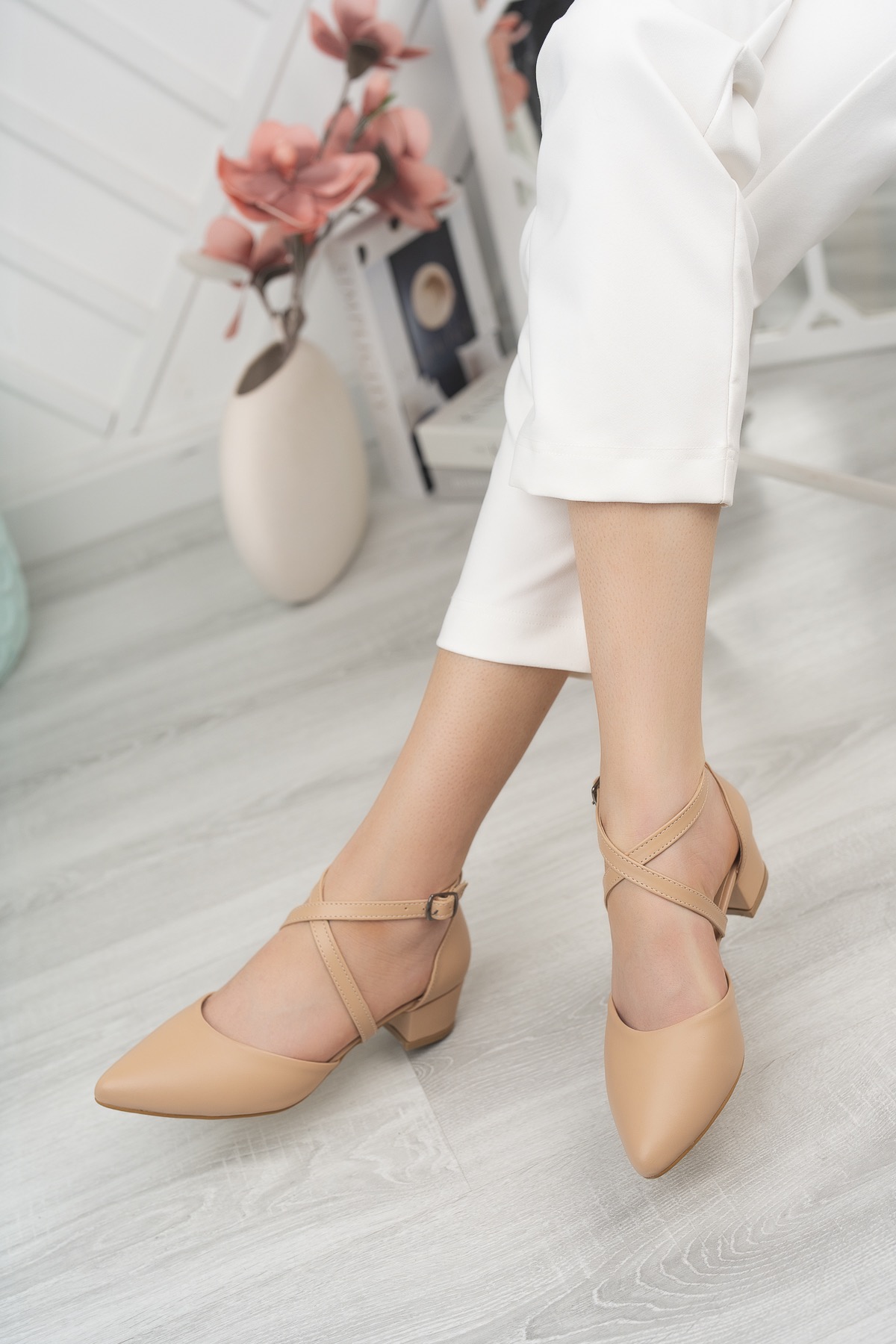 Belinda Anatomik Taban Topuklu Kadın Ayakkabı - Görsel 3