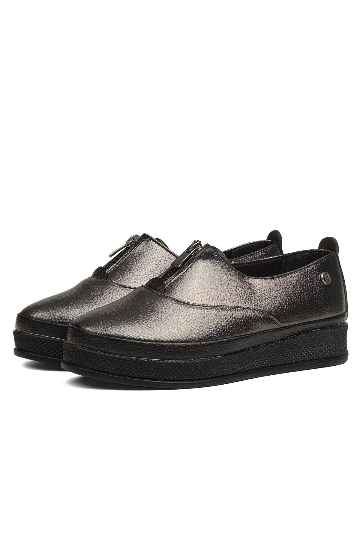 ® | PC-51921-3530 Platin - Kadın Günlük Ayakkabı - Görsel 5