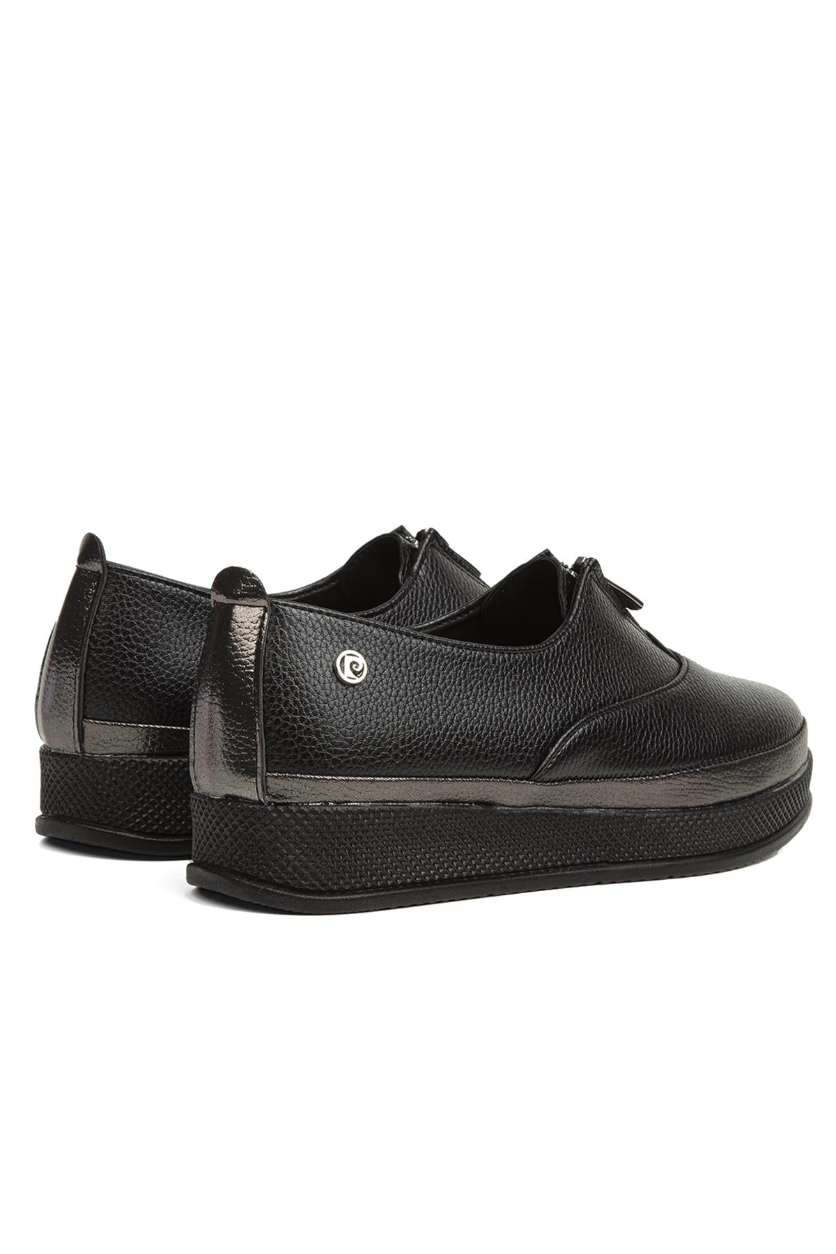 ® | PC-51921-3530 Siyah - Kadın Günlük Ayakkabı - Görsel 4