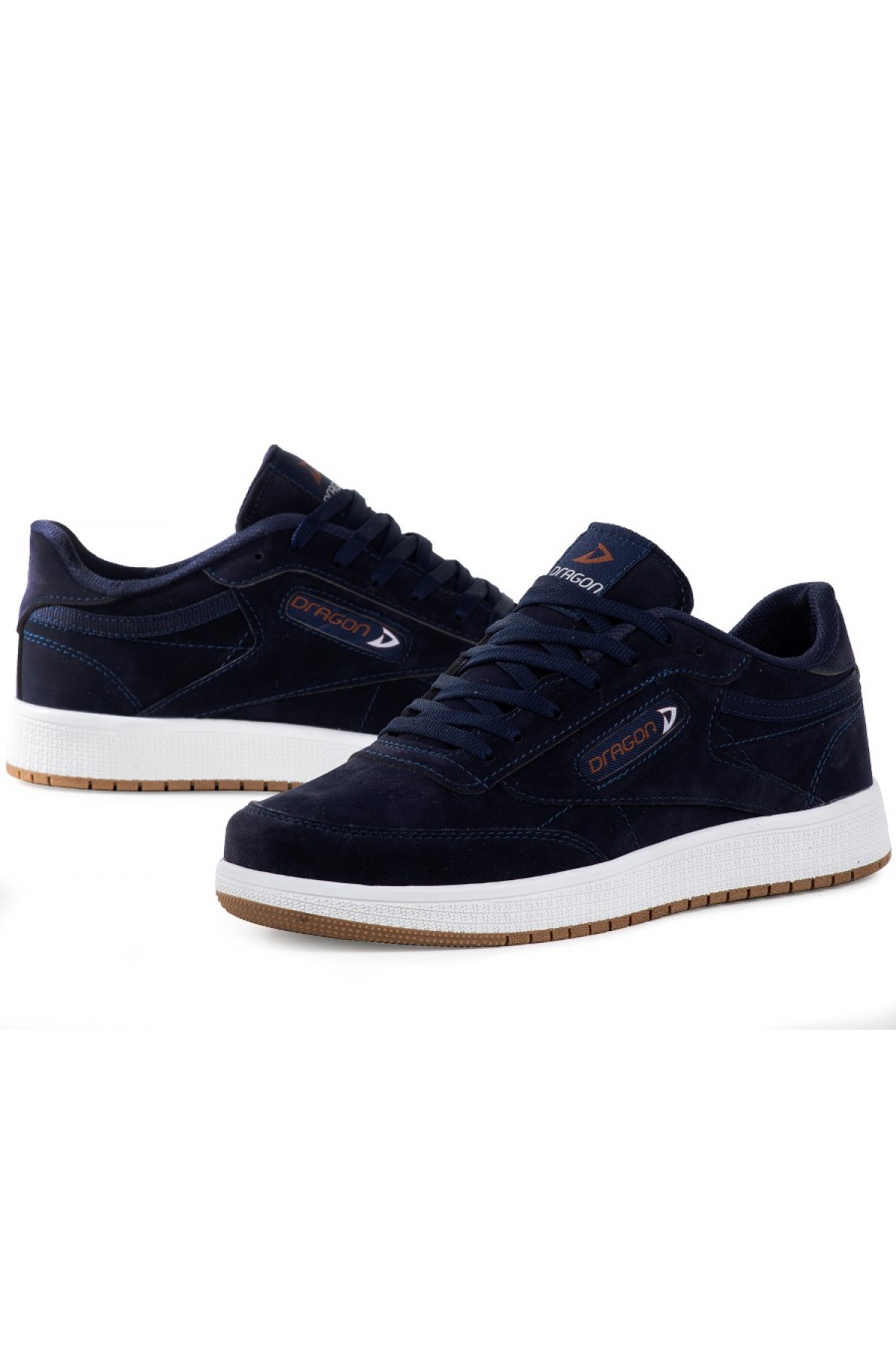 Dragon Ayakkabı Ayakkabix Sneaker Erkek Spor Ayakkabı Günlük Yürüyüş Lacivert-beyaz - Görsel 3