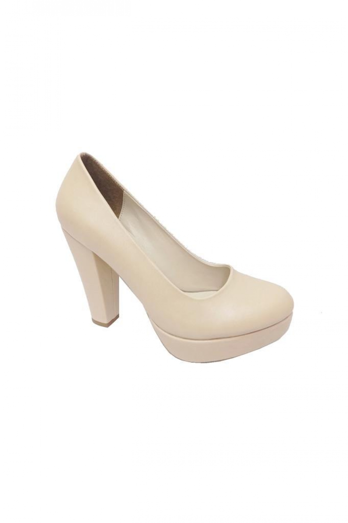 2042-21 Deri 30mm Platform Topuk Kadın Ayakkabı - Görsel 2