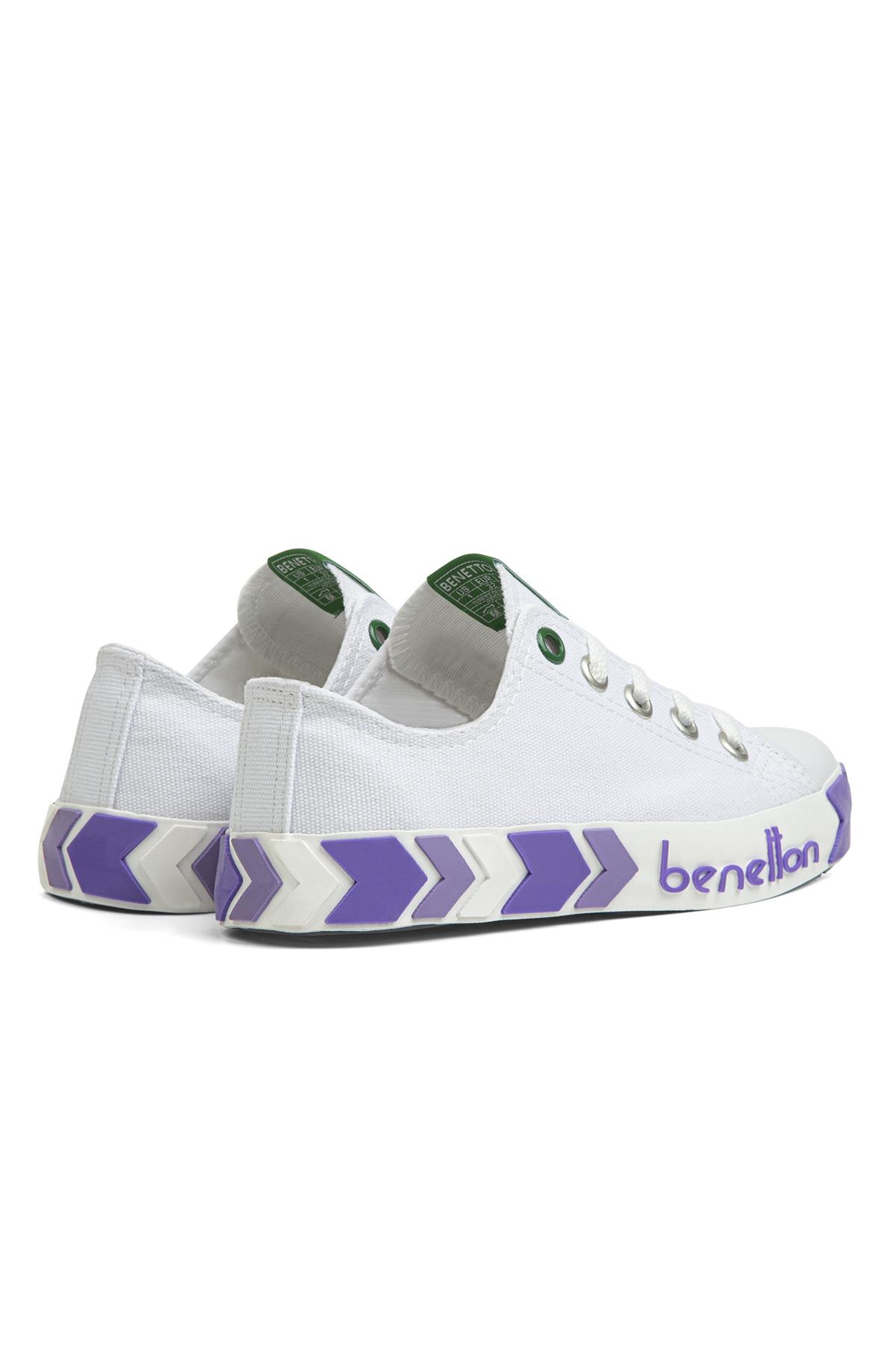 ® | BN-30633-3374 Beyaz Lila - Çocuk Spor Ayakkabı - Görsel 4