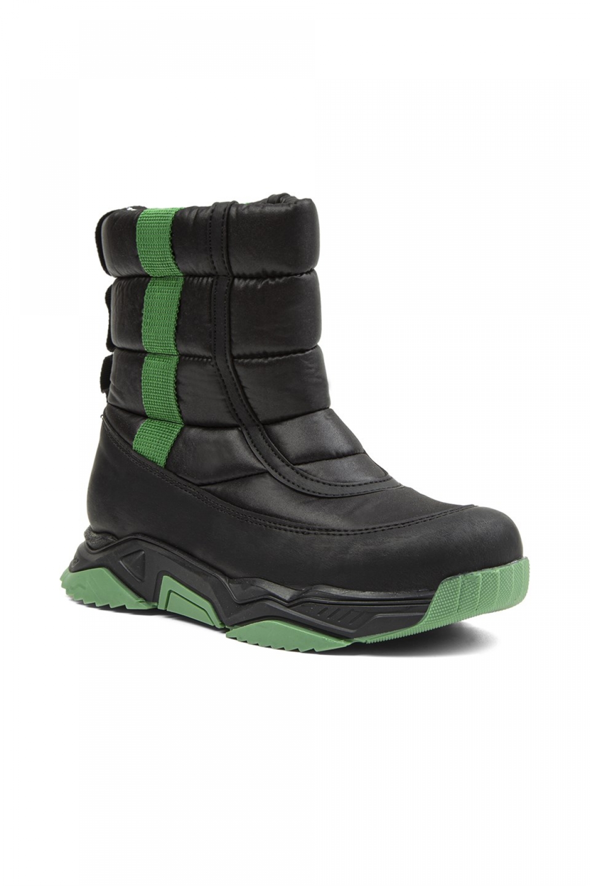 ® | BN-30398 - 3256 Siyah Yesil - Kadın Bot - Görsel 4