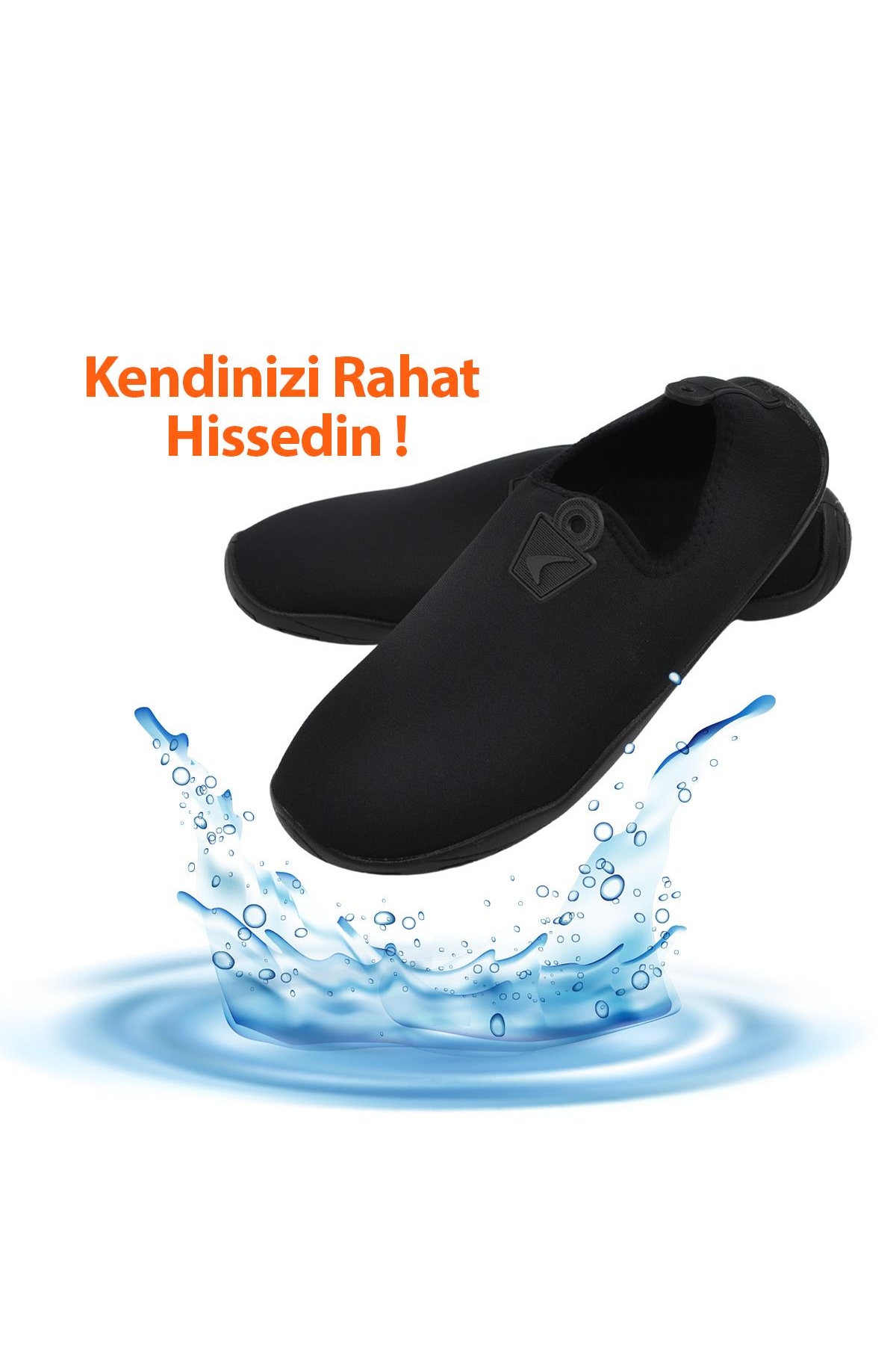 Lab Siyah Çok Amaçlı Plaj ve Deniz Ayakkabısı - Görsel 6