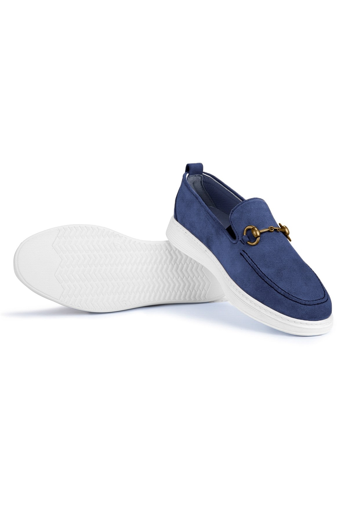 Ritzy Hakiki Deri Süet Erkek Günlük Ayakkabı Loafer Ayakkabı - Görsel 4