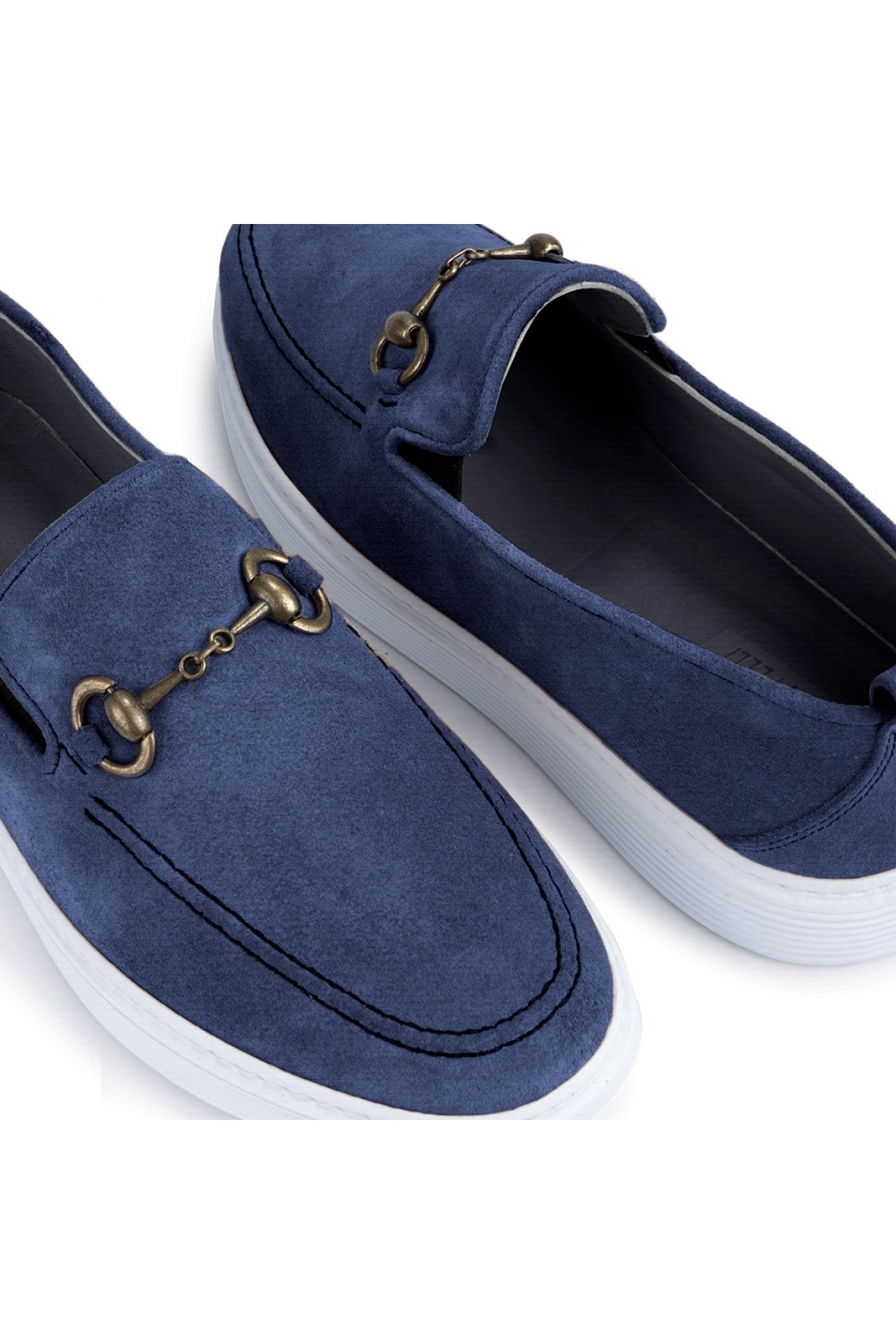 Ritzy Hakiki Deri Süet Erkek Günlük Ayakkabı Loafer Ayakkabı - Görsel 5