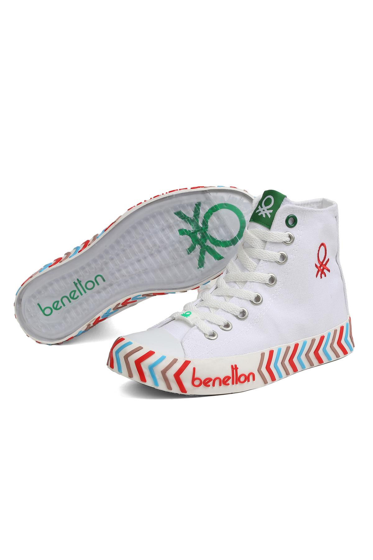 Benetton Beyaz Benetton |bn BN-30625-3374 Kadın Spor Ayakkabı