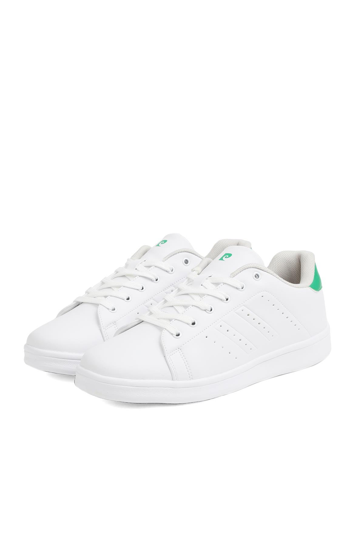 ® | PCS-10152 - 3319 Beyaz Yesil - Erkek Spor Ayakkabı - Görsel 5