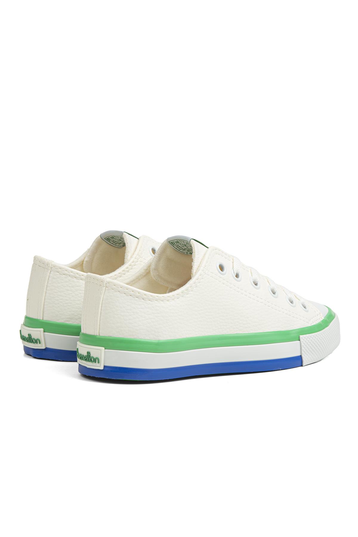 ® | BN-30725 - 3374 Beyaz Yesil - Kadın Spor Ayakkabı - Görsel 4