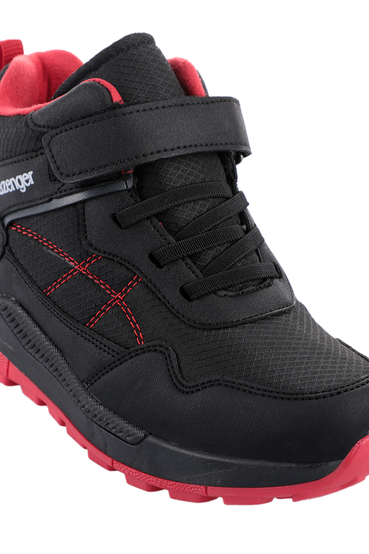 KEPHAS Erkek Çocuk Bot Siyah / Kırmızı - Görsel 5