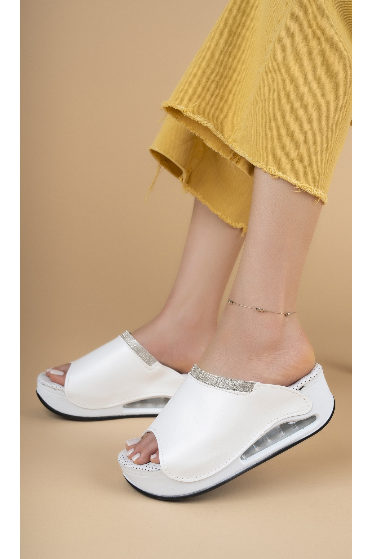 Linda Anatomik Ortopedik Air Rahat Taban Medical Sabo Günlük Kadın Terlik - Görsel 3