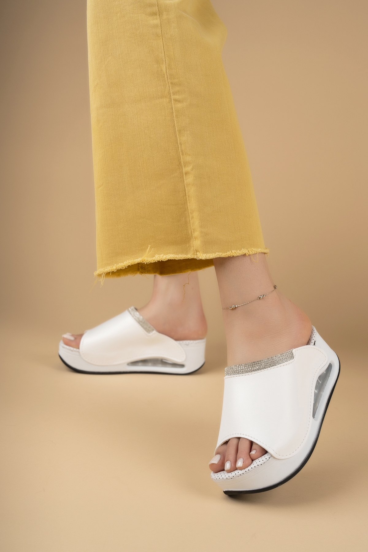 Linda Anatomik Ortopedik Air Rahat Taban Medical Sabo Günlük Kadın Terlik - Görsel 4