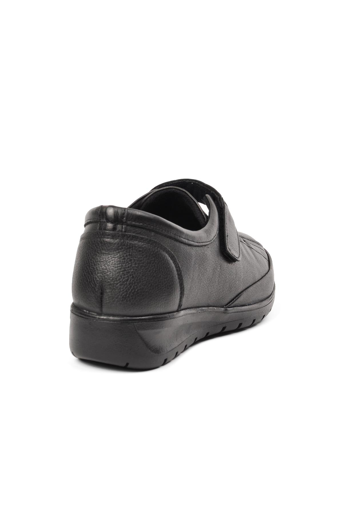 7679 Siyah Kadın Hakiki Deri Günlük Ayakkabı - Görsel 5