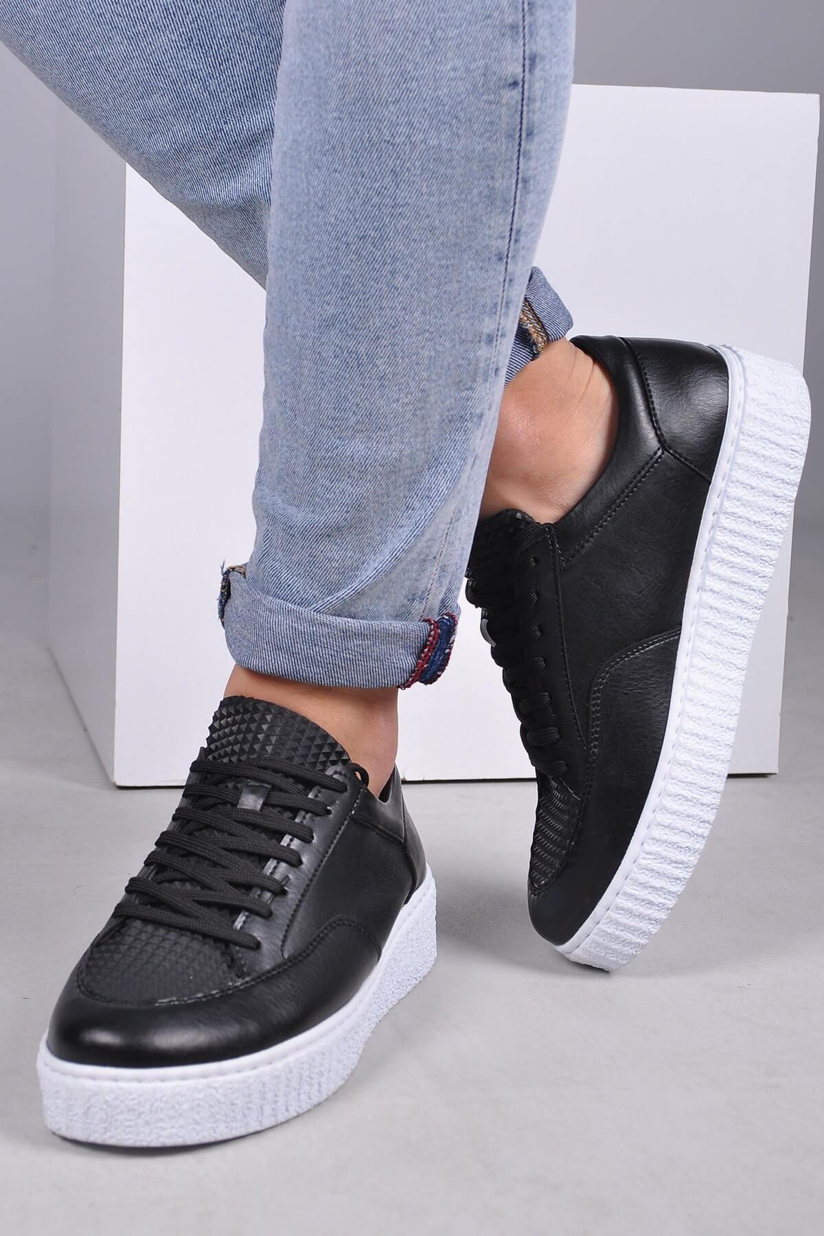 CH017 FBT Pyramid Erkek Ayakkabı SIYAH - Görsel 3