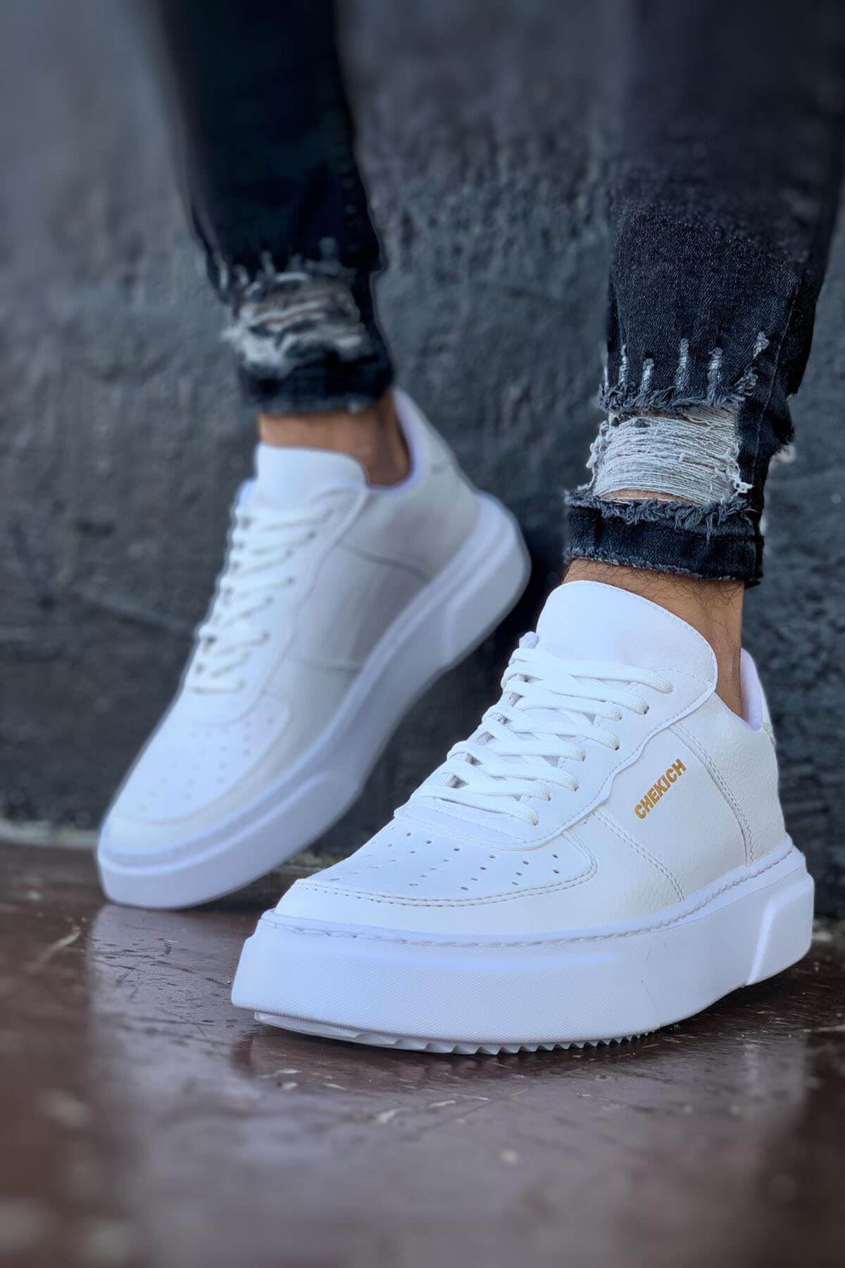 CH087 CBT Kenton Erkek Ayakkabı BEYAZ / BEYAZ - Görsel 3