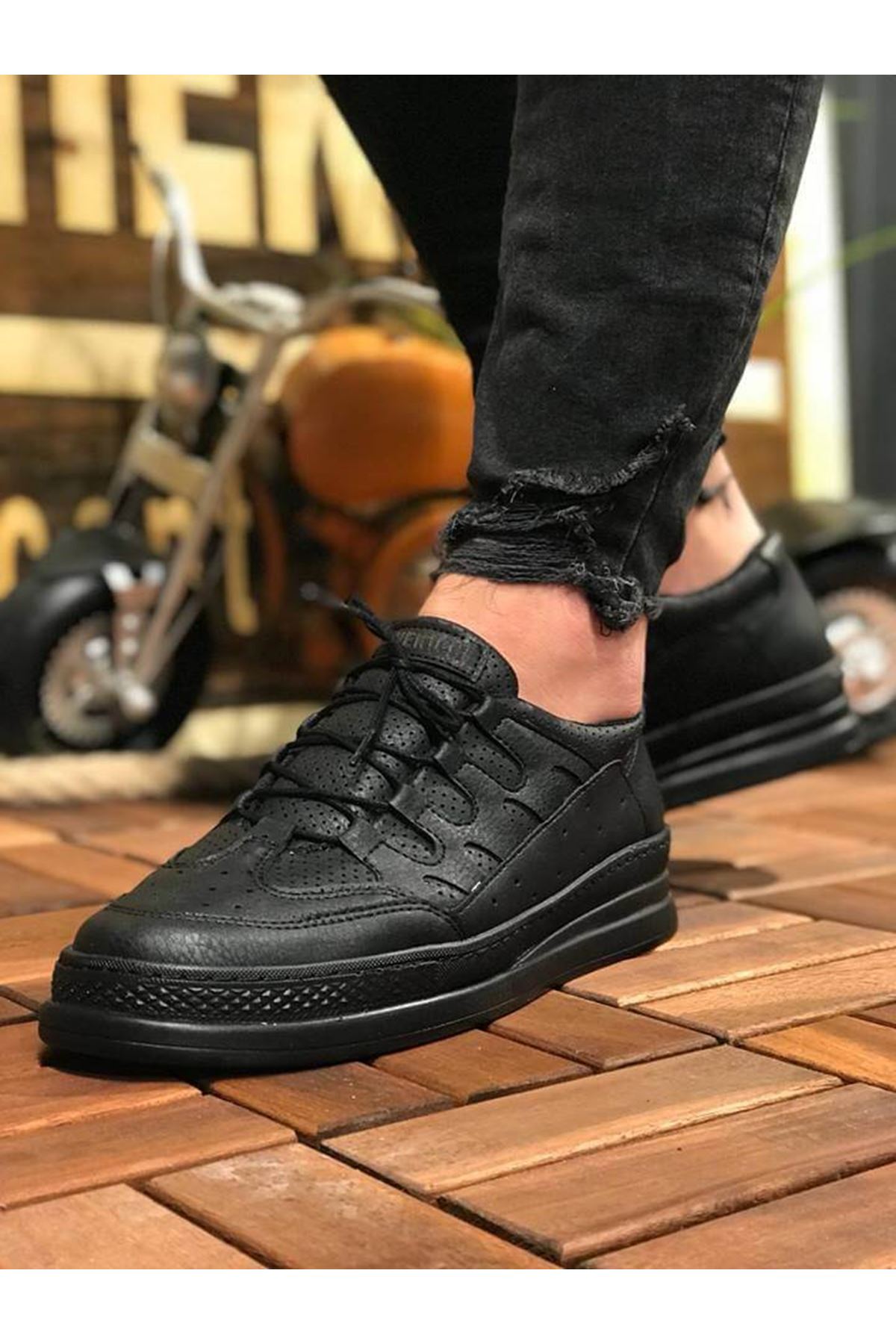 CH040 CST C-Rey Erkek Ayakkabı SIYAH - Görsel 3