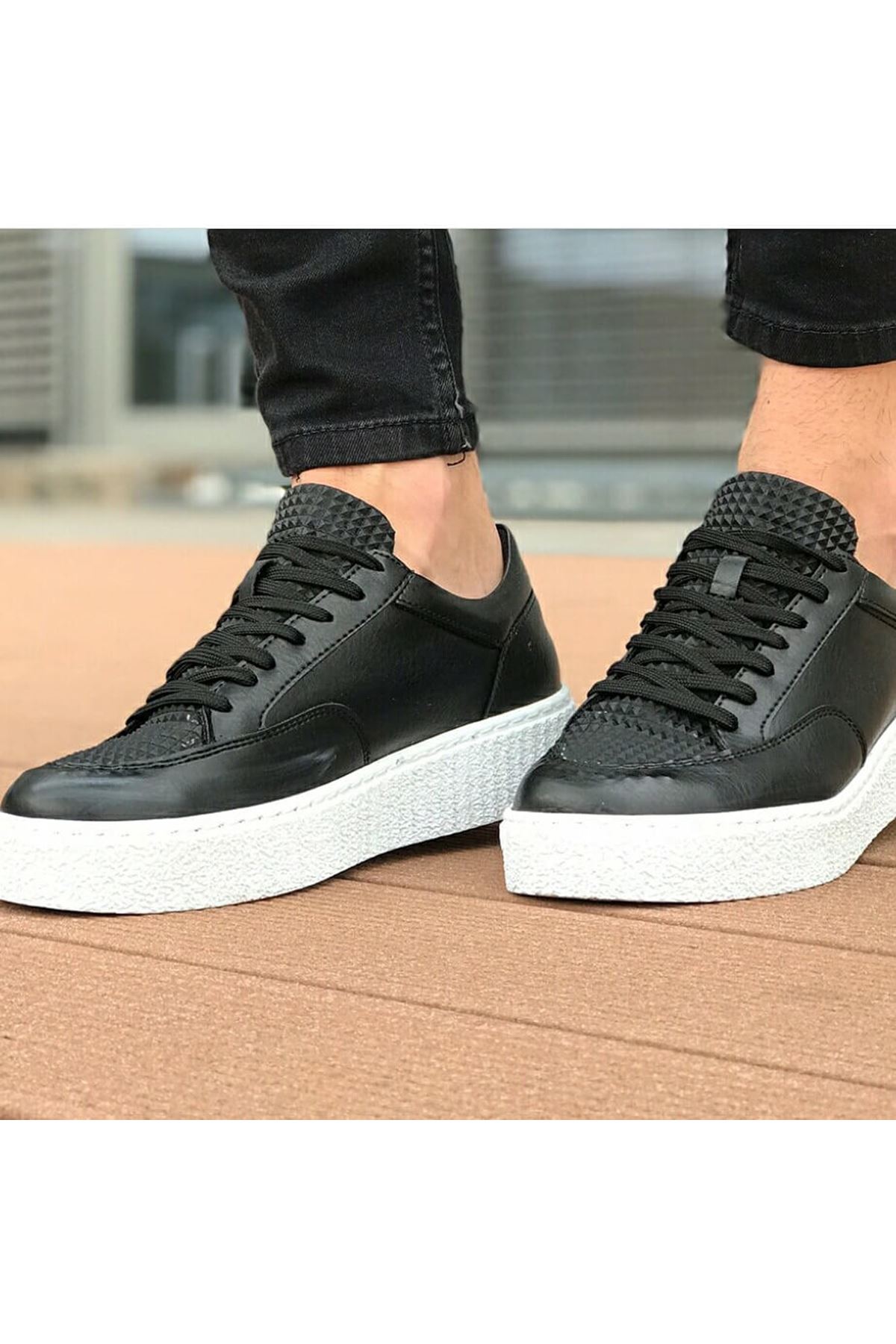 CH017 FBT Pyramid Erkek Ayakkabı SIYAH - Görsel 4