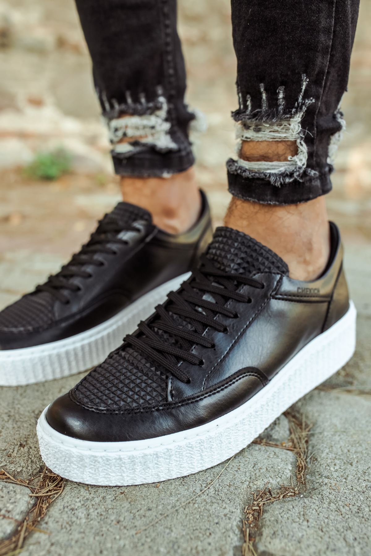 CH017 FBT Pyramid Erkek Ayakkabı SIYAH - Görsel 5