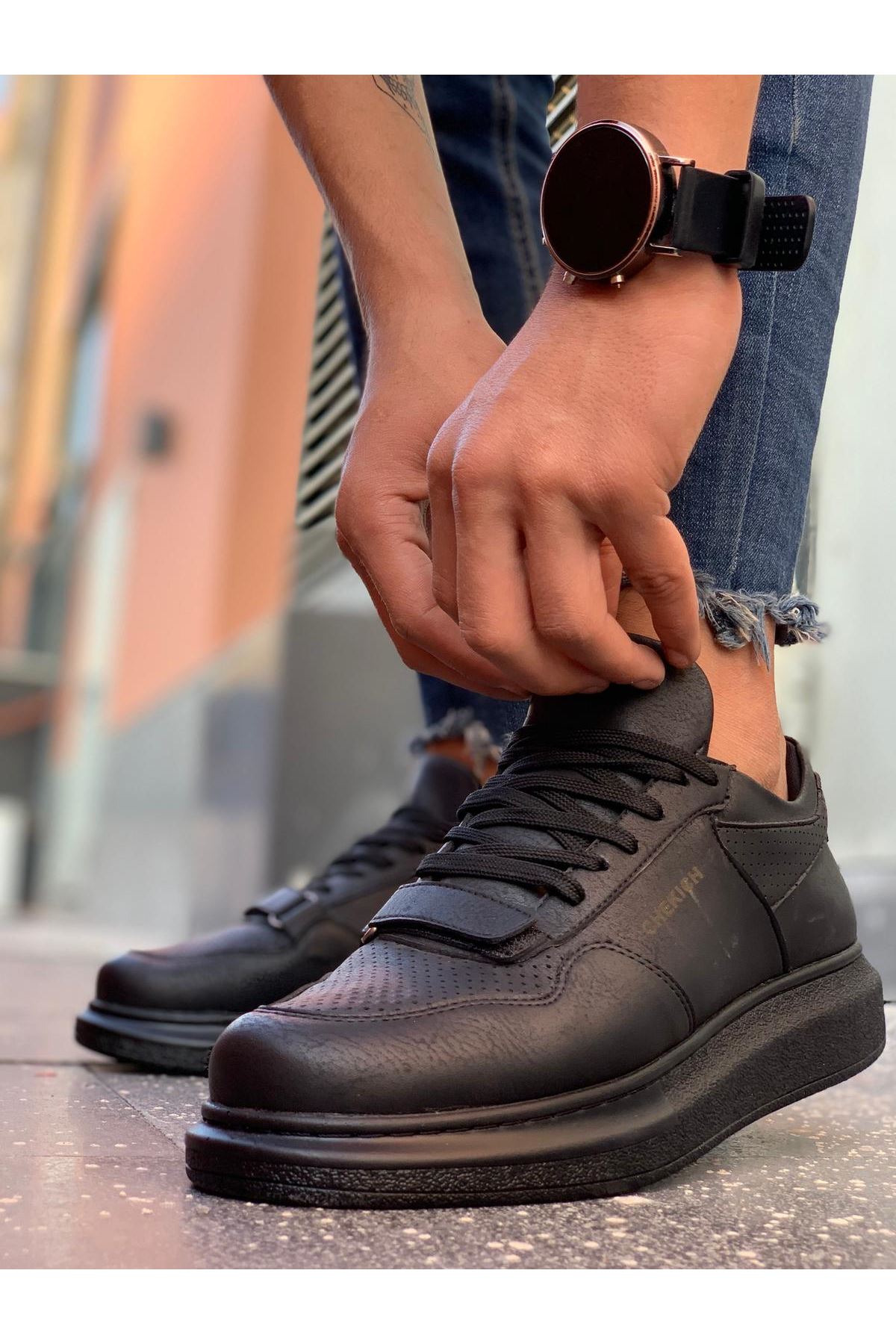 CH073 CST Flatline Erkek Ayakkabı SIYAH - Görsel 3