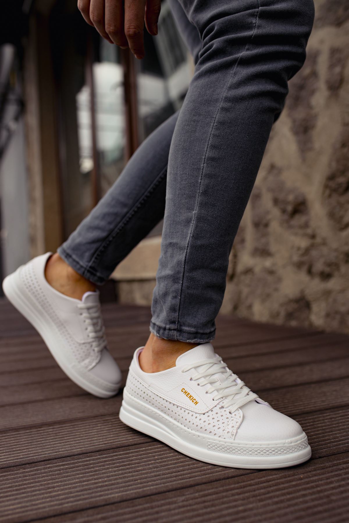 CH043 CBT Cowien Erkek Ayakkabi BEYAZ - Görsel 5