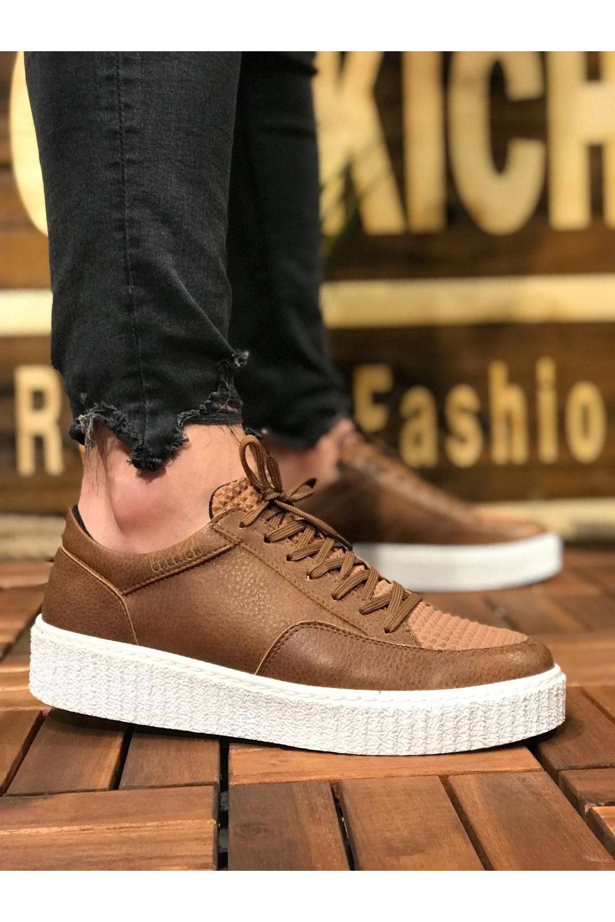 CH017 FBT Pyramid Erkek Ayakkabı TABA - Görsel 3