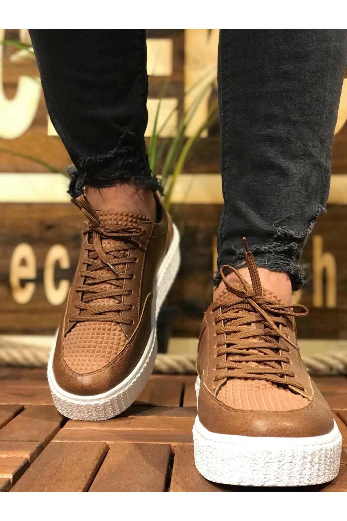 CH017 FBT Pyramid Erkek Ayakkabı TABA - Görsel 4