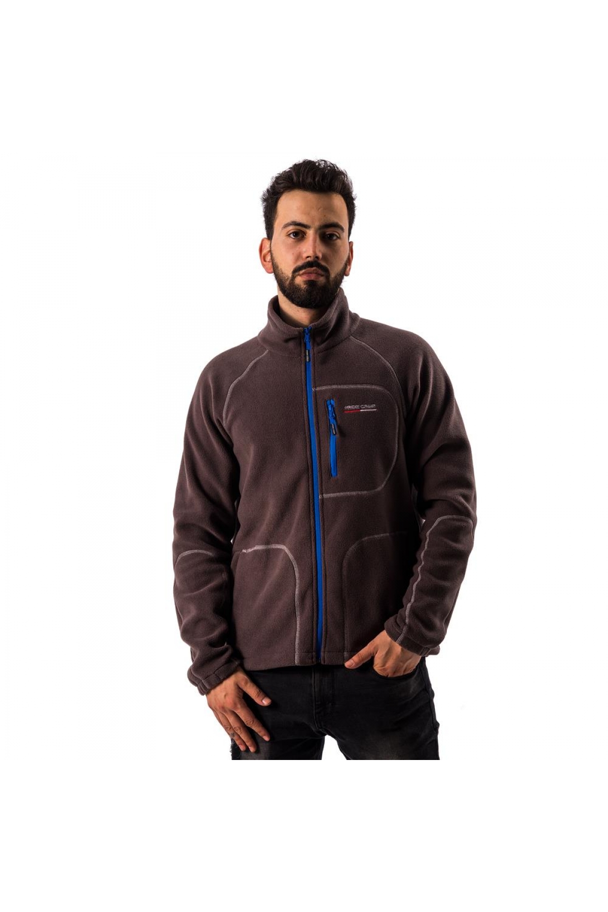 Man Full Zipper Fleece Polar-ANTRASİT