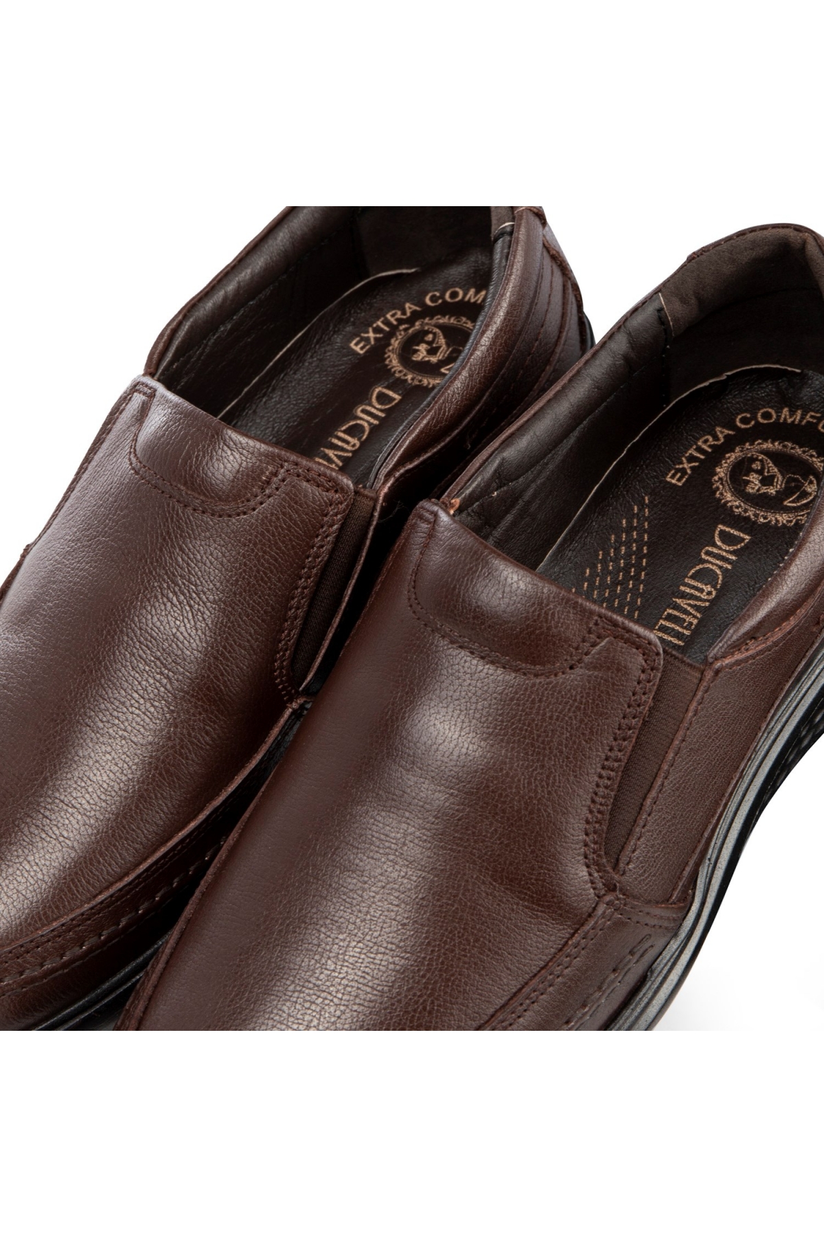 Cushy Hakiki Deri Comfort Ortopedik Erkek Günlük Ayakkabı, Baba Ayakkabısı, Ortopedik Ayakkabı - Görsel 4