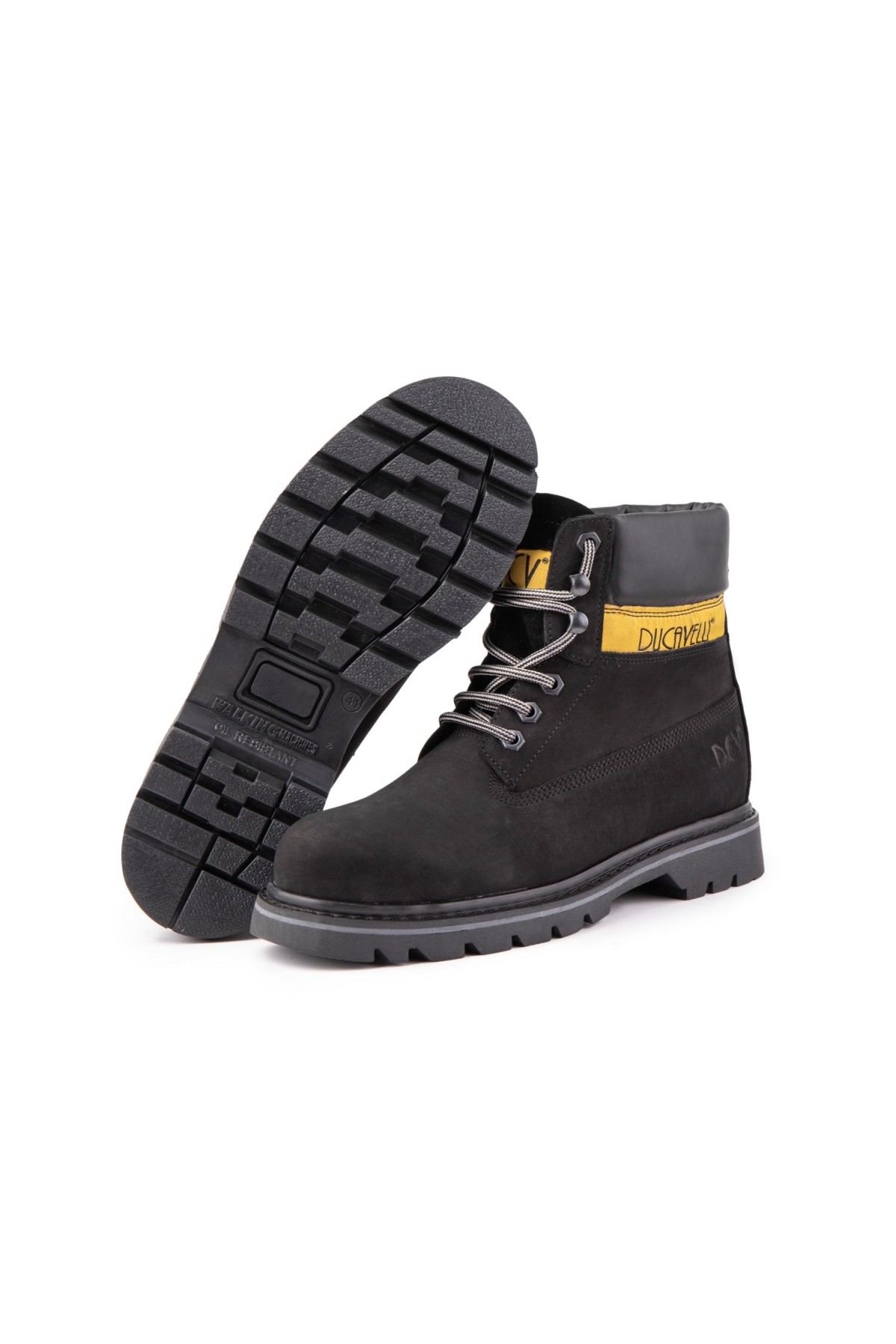 Desert Hakiki Deri Nubuk Bağcıklı Erkek Bot - Görsel 4