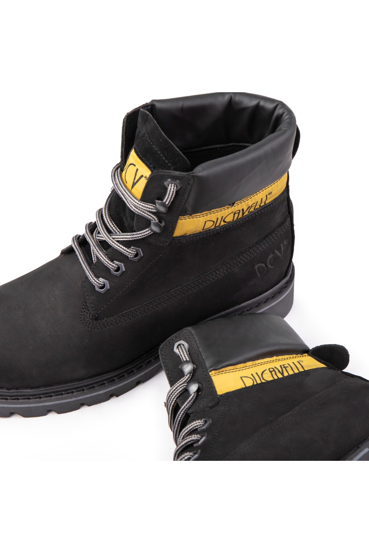 Desert Hakiki Deri Nubuk Bağcıklı Erkek Bot - Görsel 5