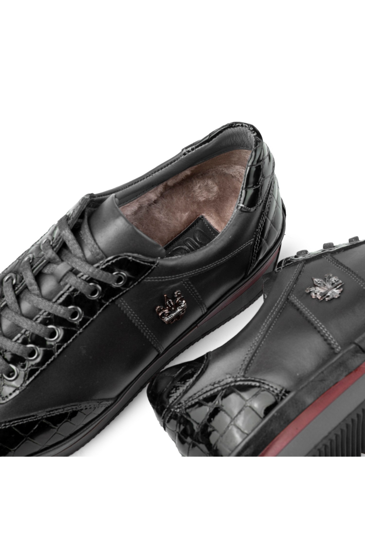 Blink Hakiki Deri Erkek Günlük Ayakkabı, İçi Kürklü Ayakkabı, Kışlık Kürklü Ayakkabı - Görsel 4