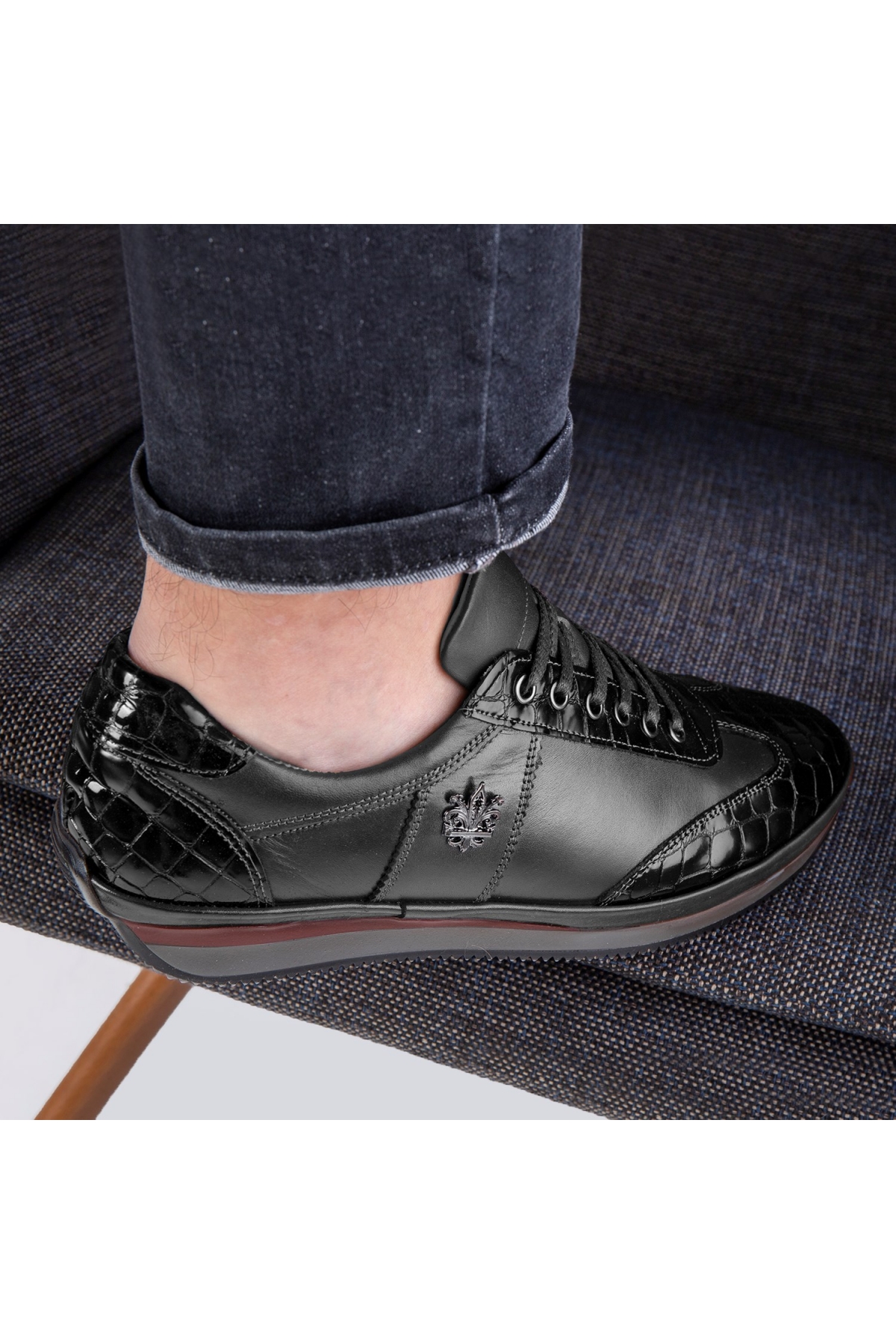 Blink Hakiki Deri Erkek Günlük Ayakkabı, İçi Kürklü Ayakkabı, Kışlık Kürklü Ayakkabı - Görsel 6