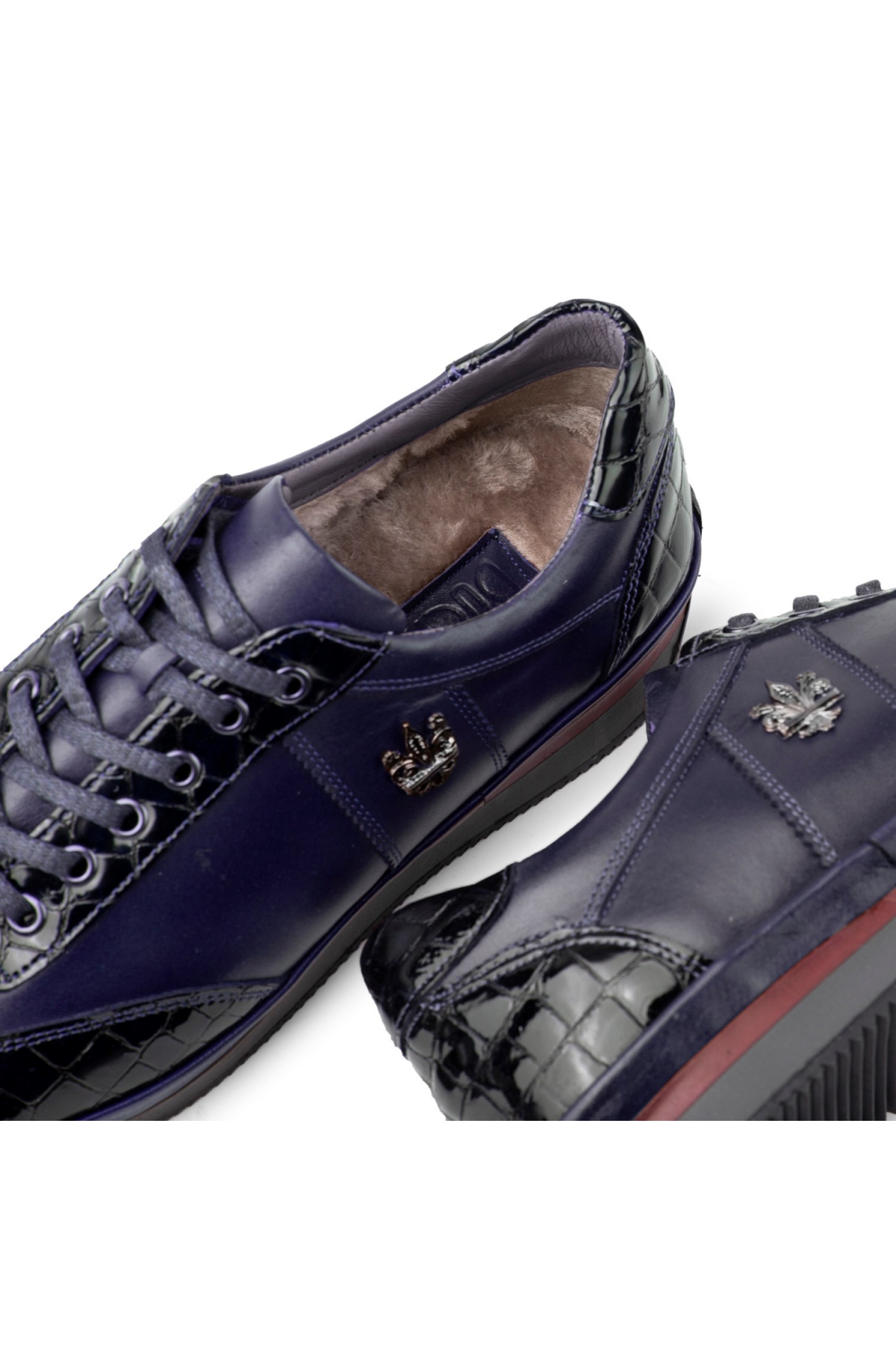 Blink Hakiki Deri Erkek Günlük Ayakkabı, İçi Kürklü Ayakkabı, Kışlık Kürklü Ayakkabı - Görsel 4