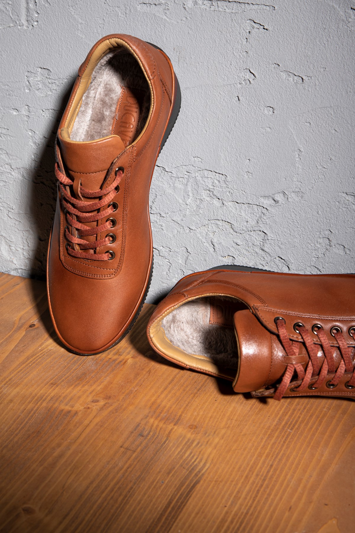 Semplici Hakiki Deri Erkek Günlük Ayakkabı, İçi Kürklü Ayakkabı, Kışlık Kürklü Ayakkabı - Görsel 6