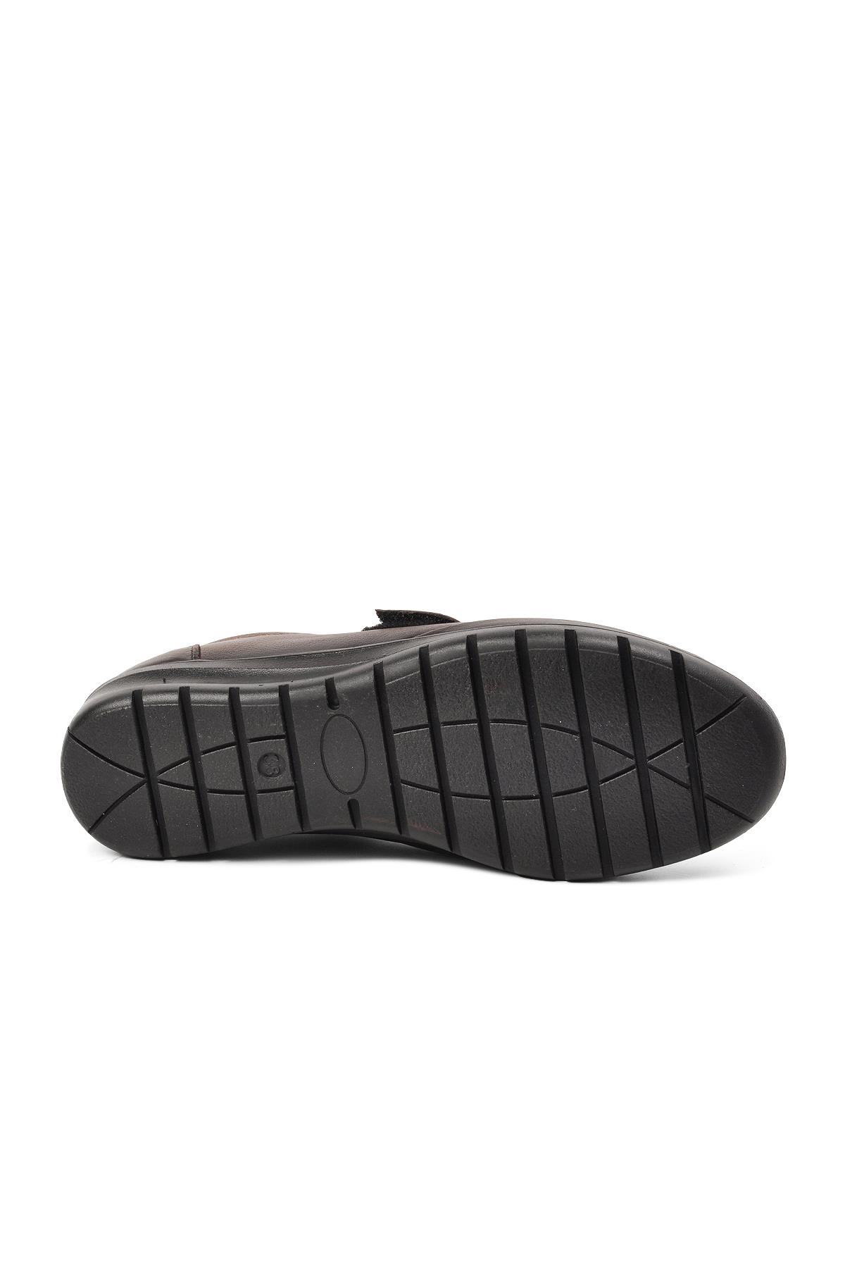 7679 Kahve Kadın Hakiki Deri Günlük Ayakkabı - Görsel 6