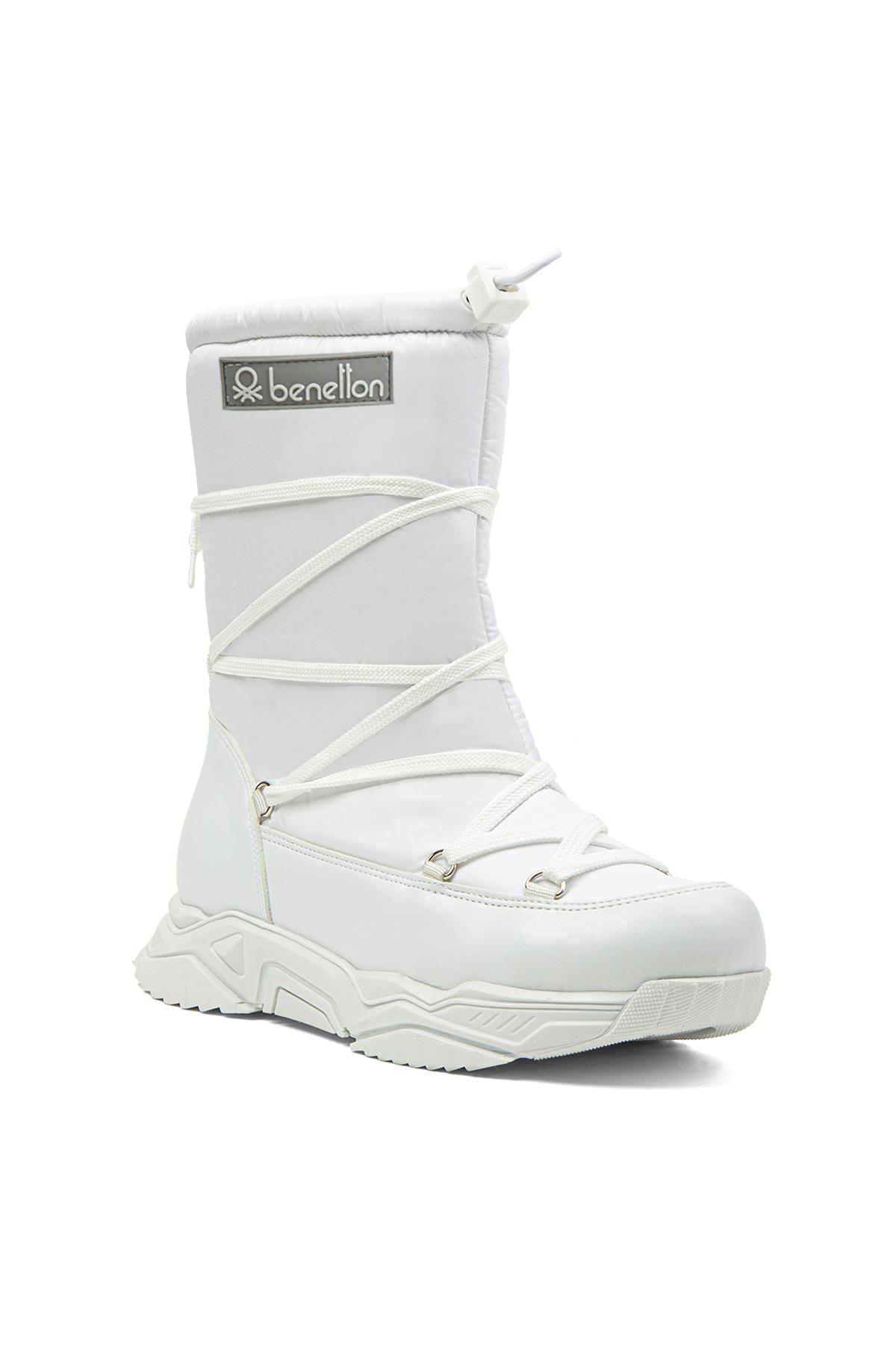 ® | BN-30392 - 3256 Beyaz - Kadın Bot - Görsel 3