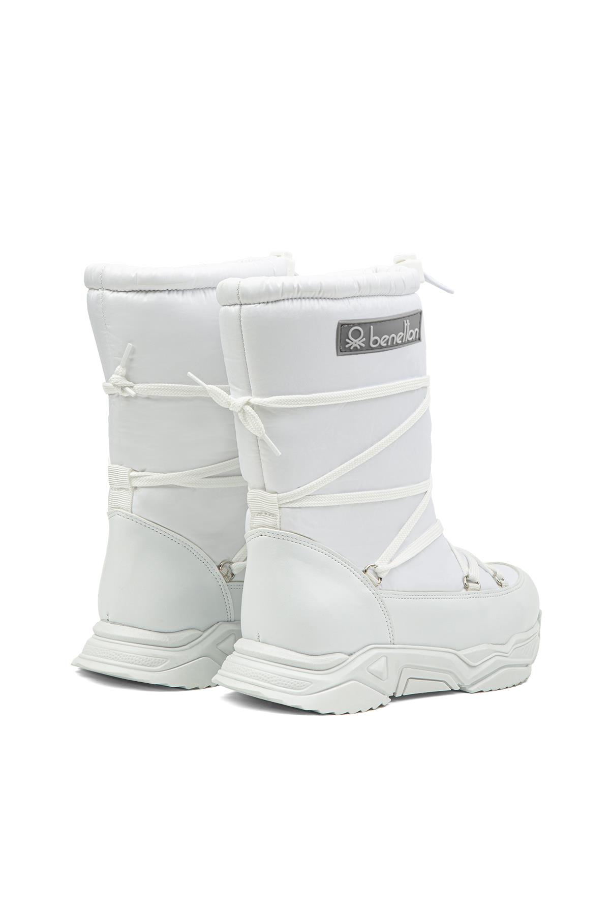 ® | BN-30392 - 3256 Beyaz - Kadın Bot - Görsel 5