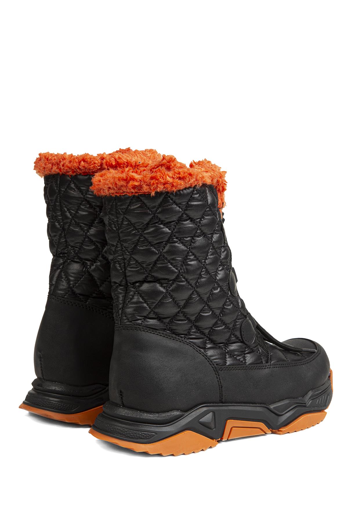 Beneton® | BN-30394 - 3256 Turuncu Siyah - Kadın Bot - Görsel 4