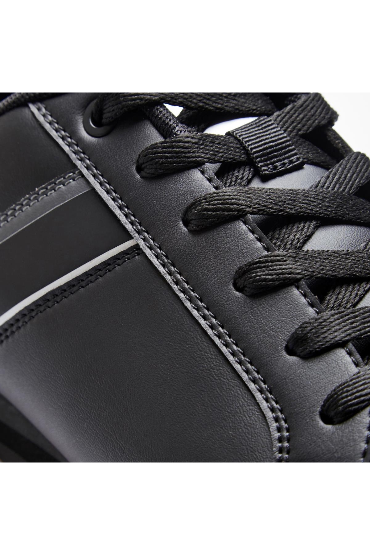 Bozon Siyah Erkek Sneaker Spor Ayakkabı - Görsel 8