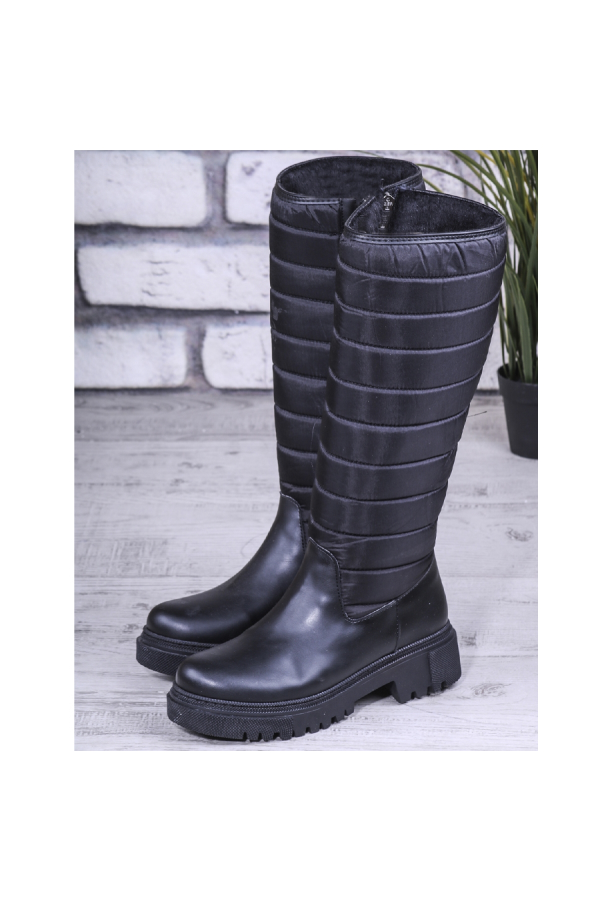 Ghattix Günlük Termal Kadın Çizme Siyah - Görsel 4