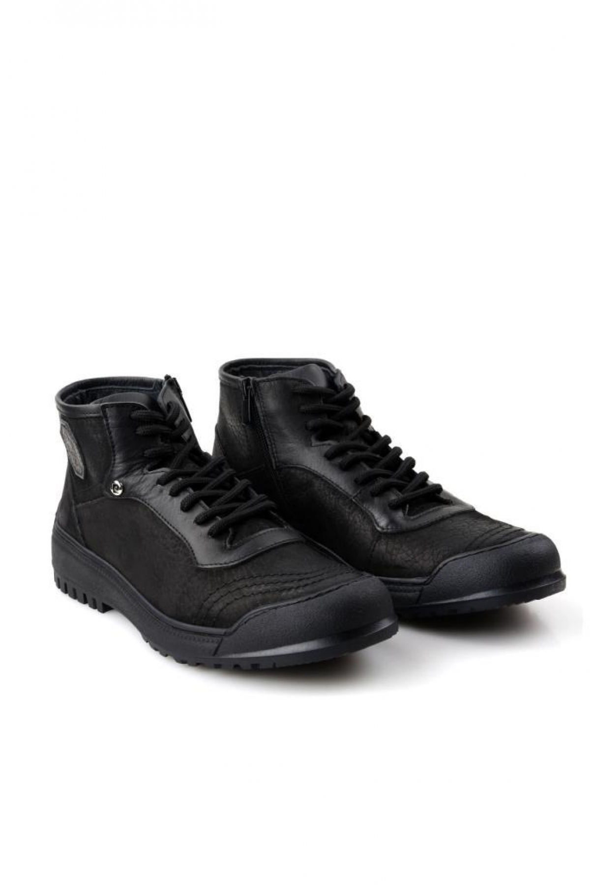 382105 Erkek Kürklü Deri Bot - Görsel 5