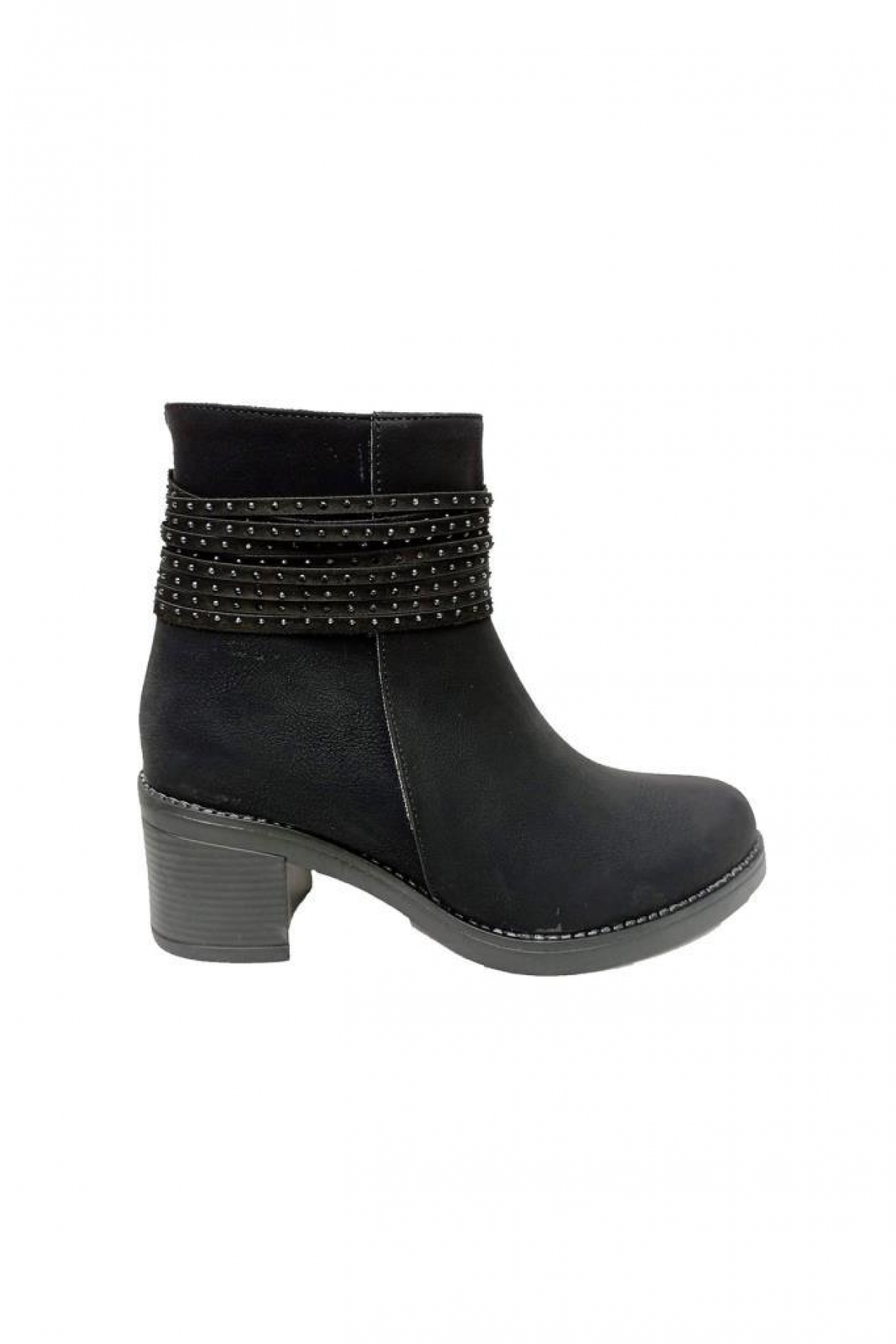 611 Yağlı Deri Trend Fashion Kadın Bot - Görsel 4