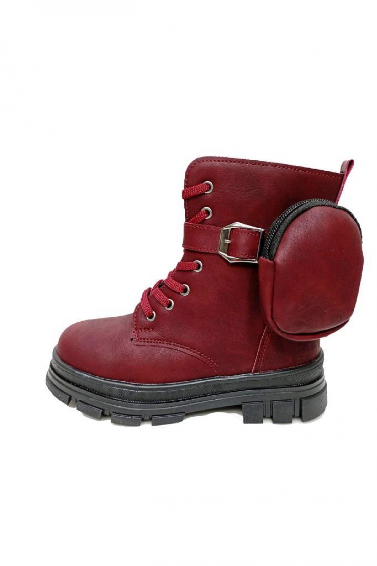 0838F Yağlı Deri Çocuk Postal Bot - Görsel 3