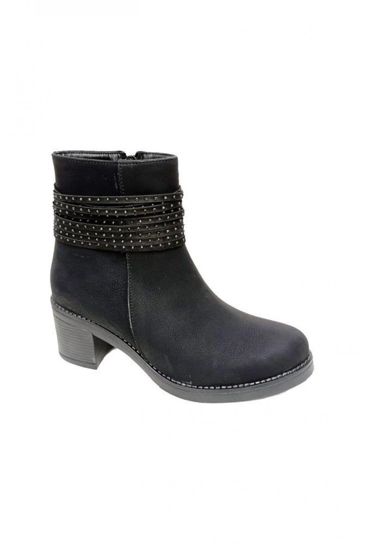 611 Yağlı Deri Trend Fashion Kadın Bot - Görsel 2
