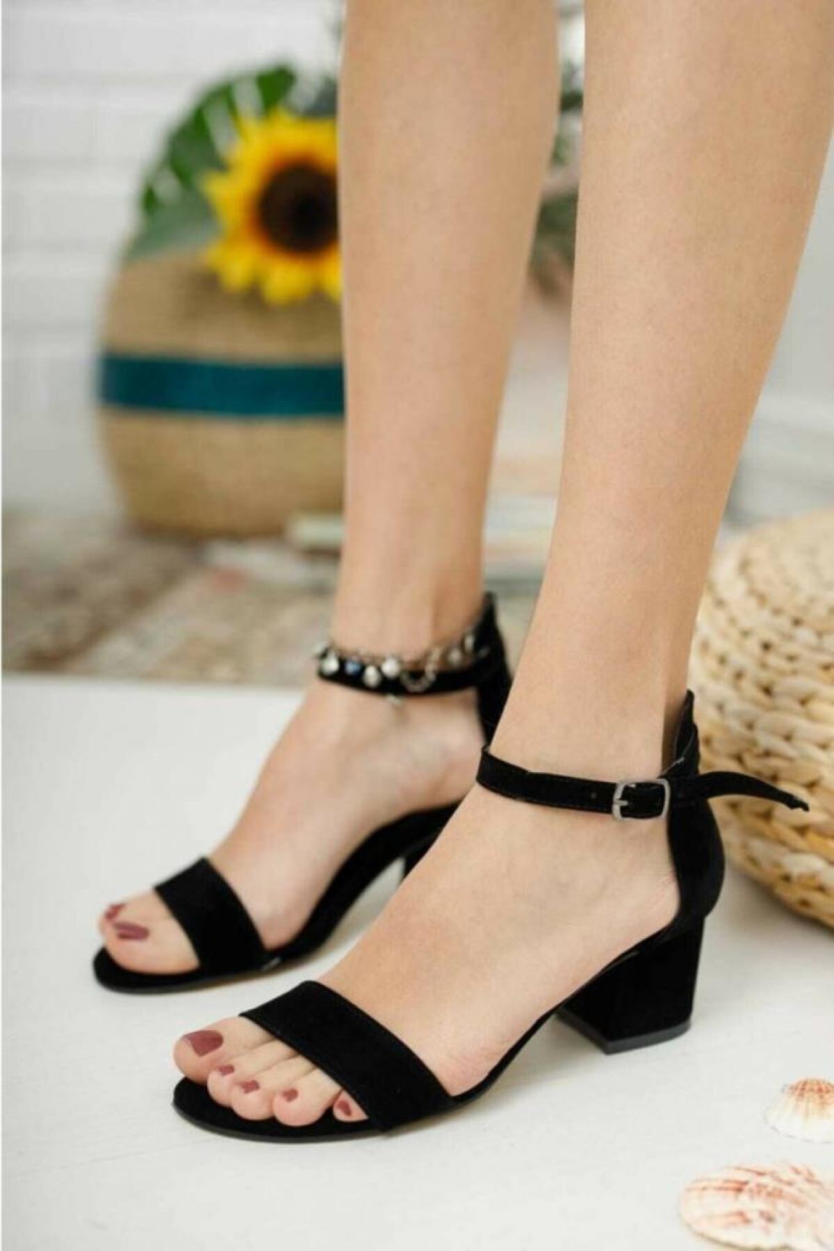 7764 Kadın Ayakkabı Tek Bant - Görsel 3