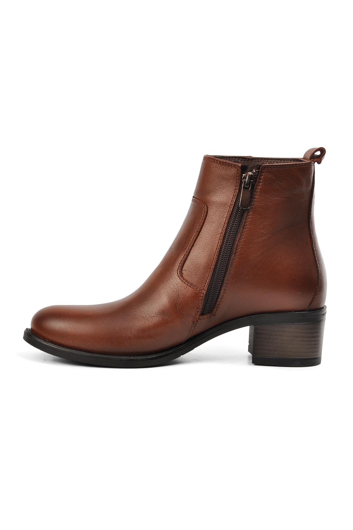 8691 Taba Hakiki Deri Kadın Bot - Görsel 3