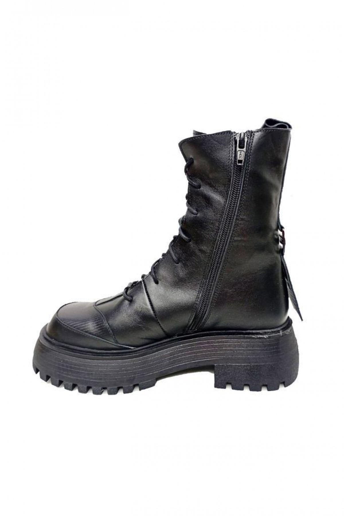 040003-565 Hakiki Deri Anatomik Kadın Bot - Görsel 3