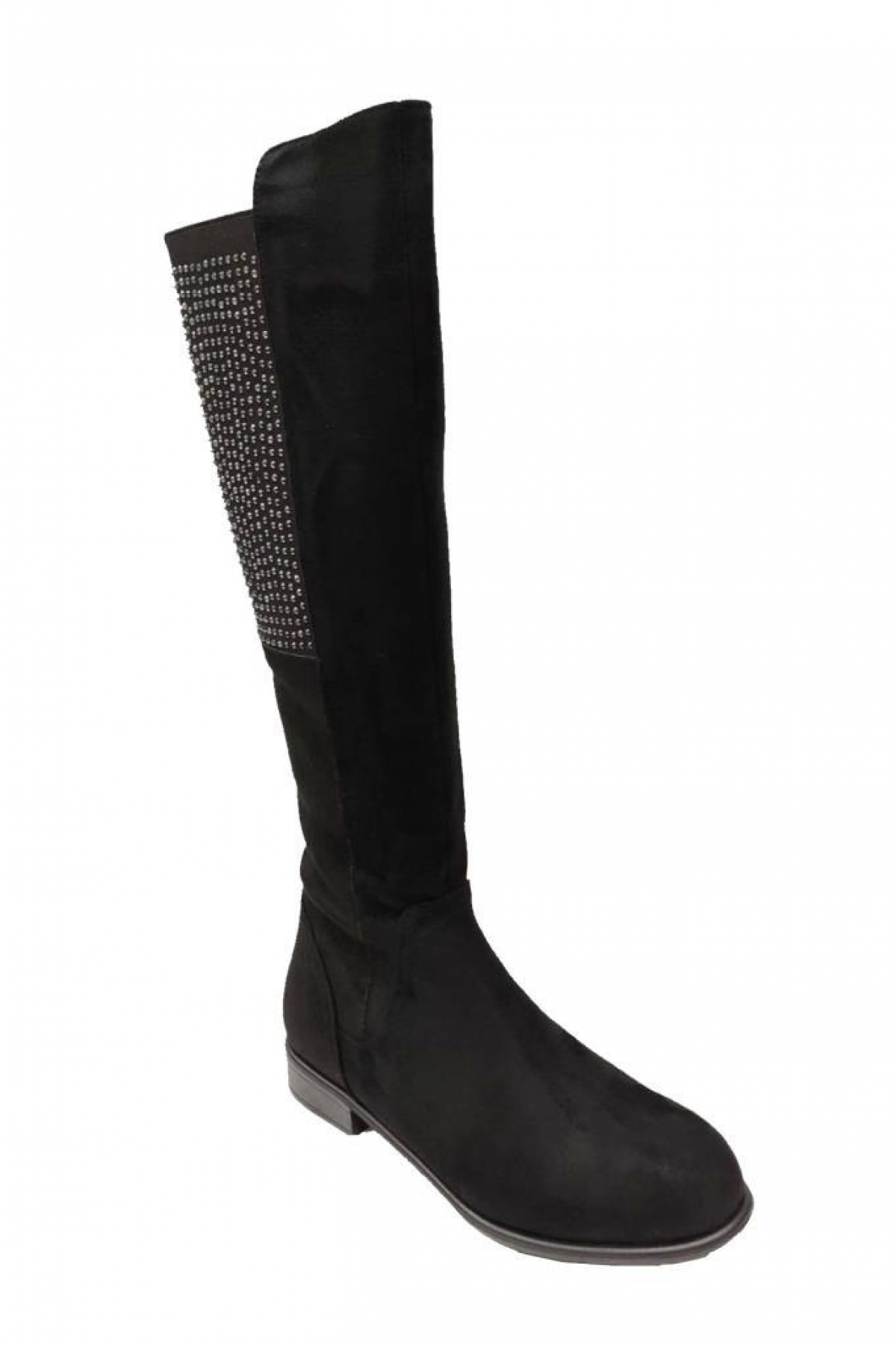 507 Süet Sıcak Astar Fermuarlı Kadın Çizme - Görsel 2