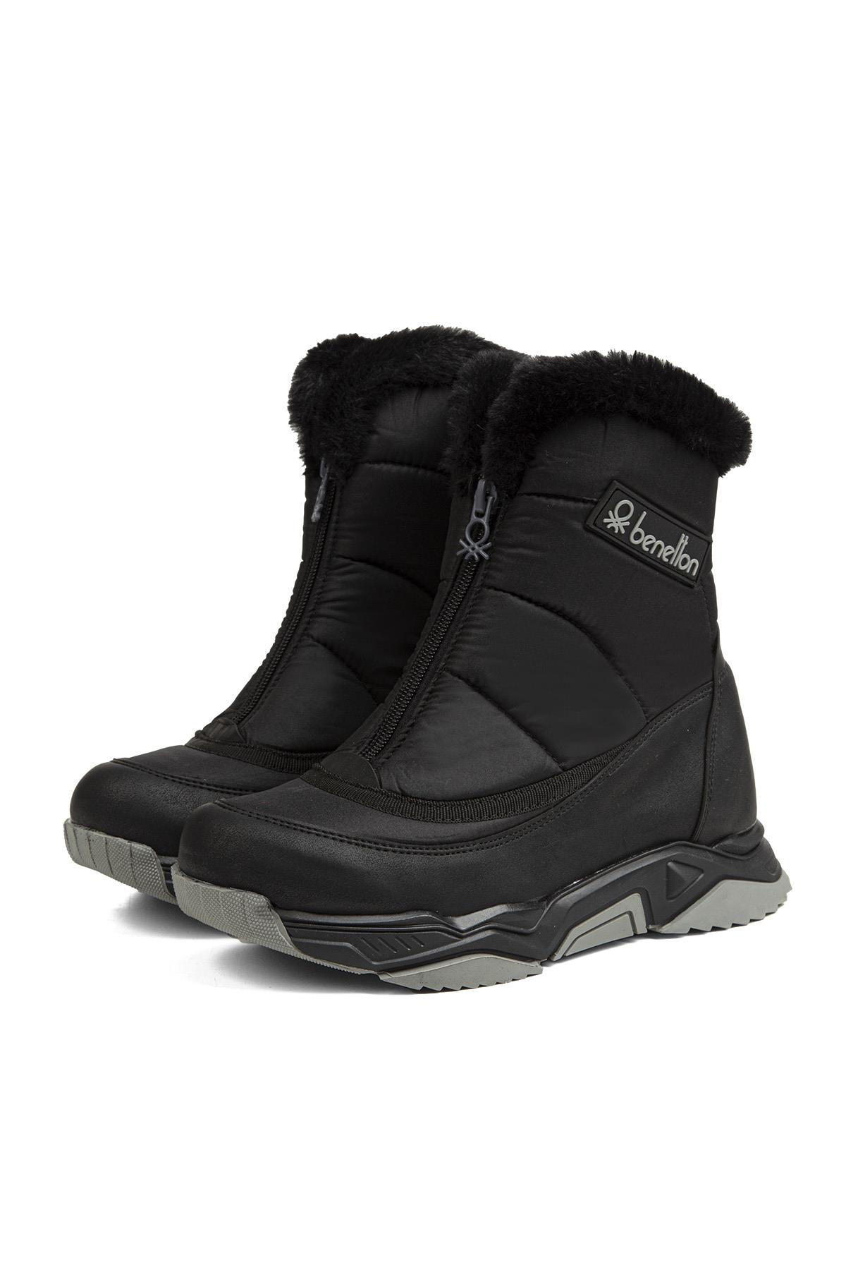 ® | BN-30393 - 3256 Siyah - Kadın Bot - Görsel 5