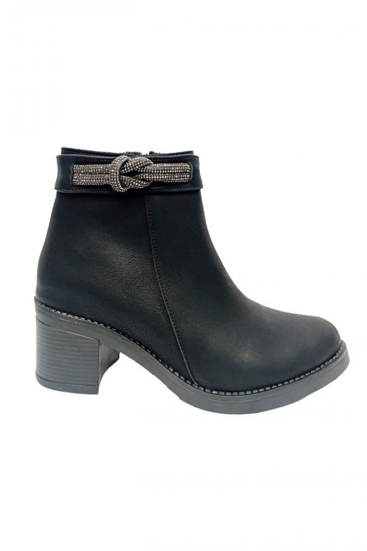 612 Yağlı Deri Trend Fashion Kadın Bot - Görsel 4
